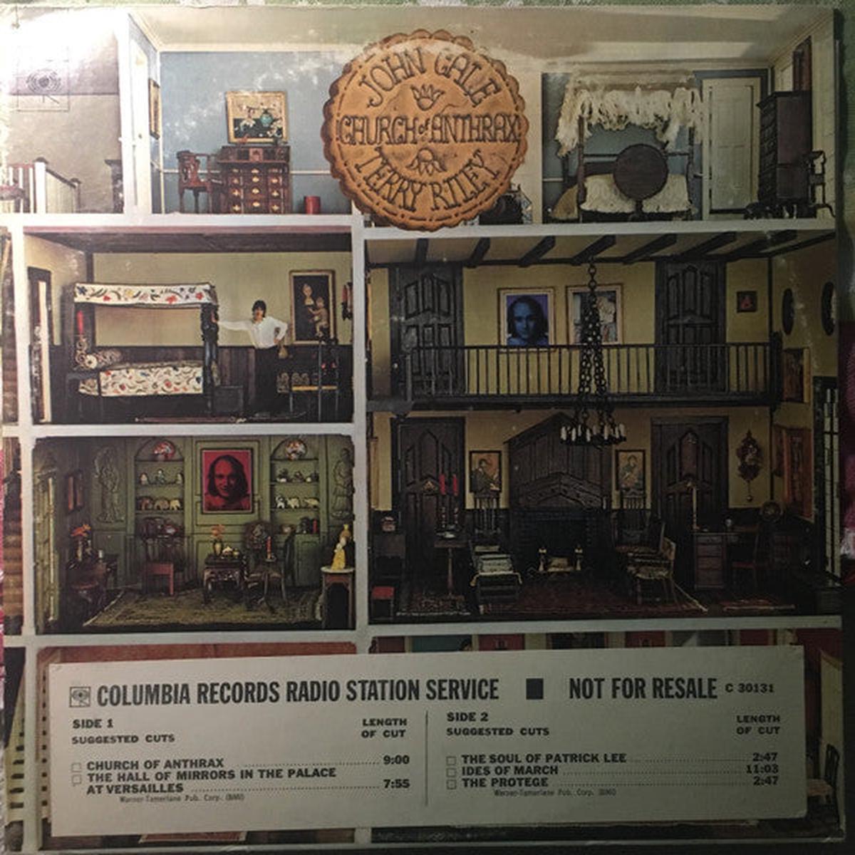 John Cale & Terry Riley - Church Of Anthrax (Promo) LP