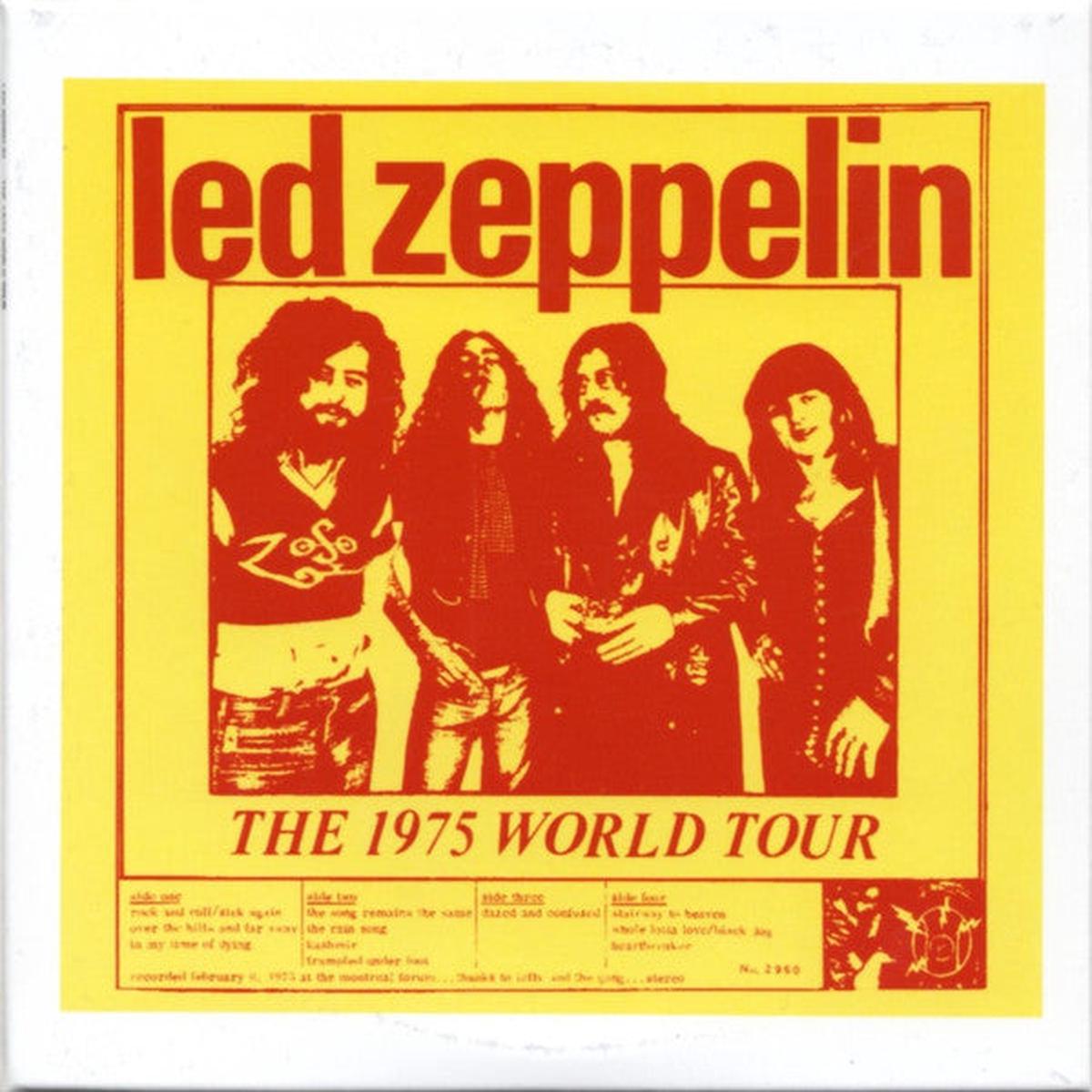 Led Zeppelin The 1975 World Tour 2LP