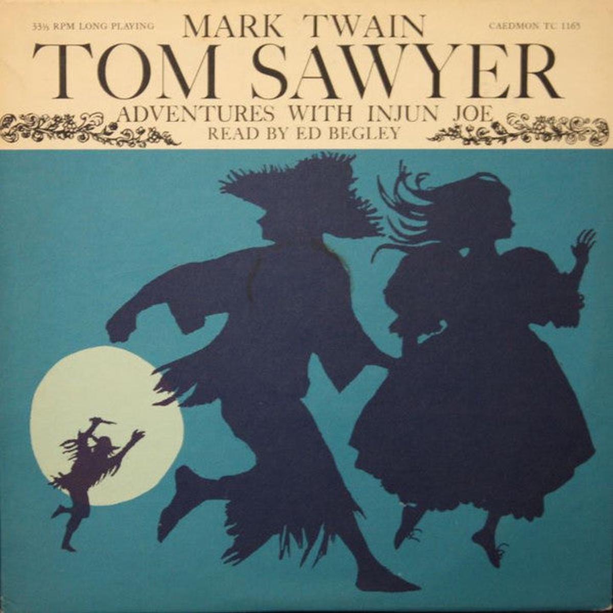 Mark Twain Read By Ed Begley Tom Sawyer - Adventures With Injun Joe LP