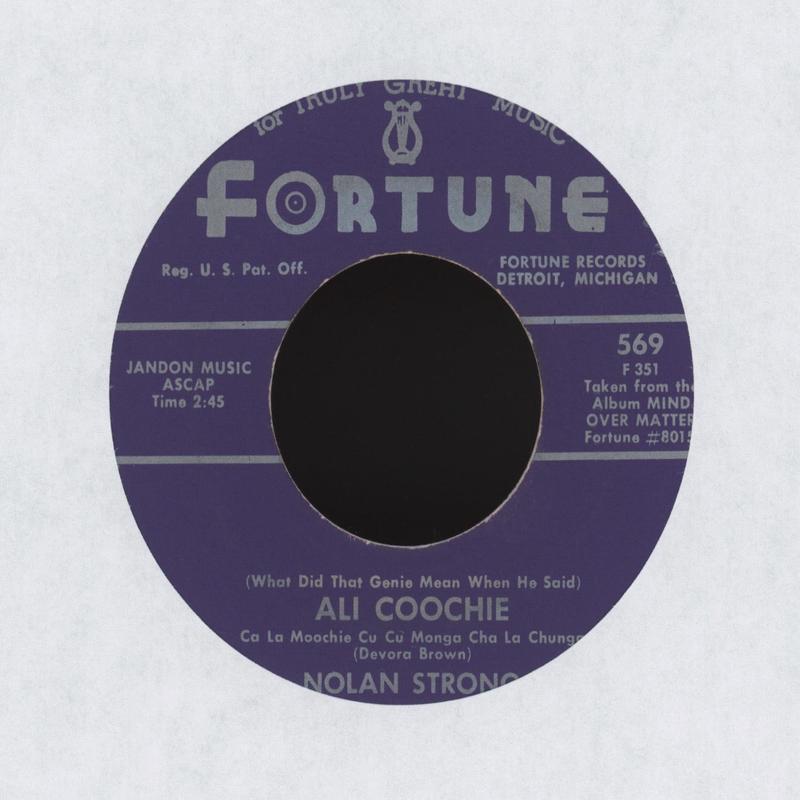 Nolan Strong -  Ali Coochie on Fortune R&B 45