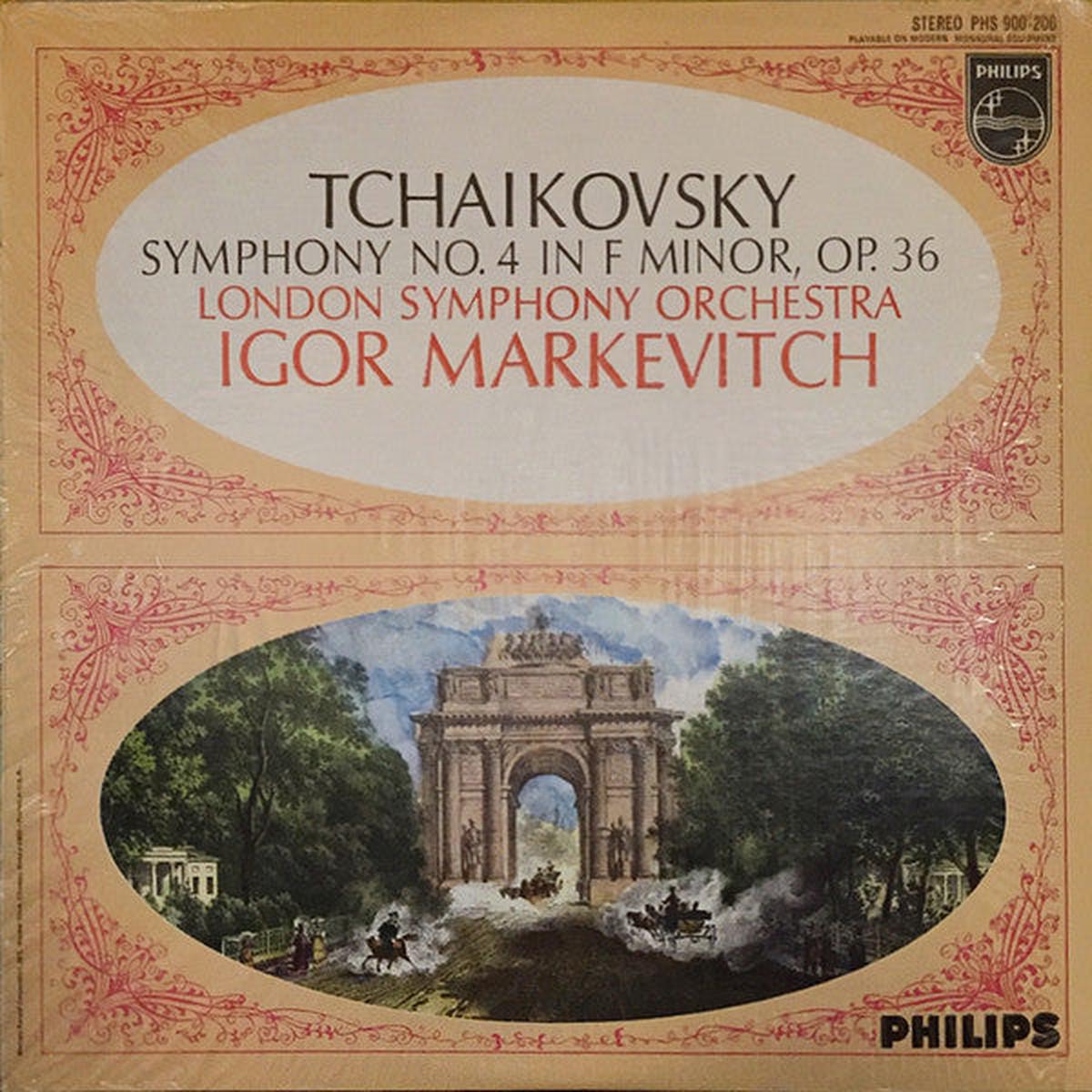 Tchaikovsky / London Symphony Orchestra / Igor Markevitch Symphony No. 4 LP