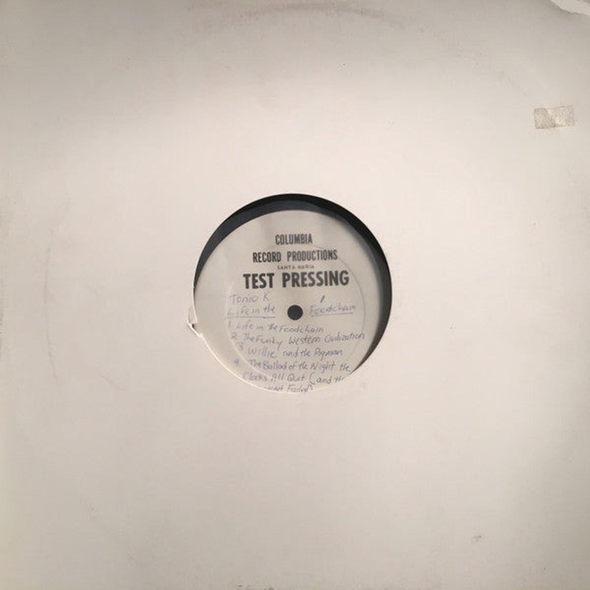 Tonio K.  Life In The Foodchain (test pressing) LP