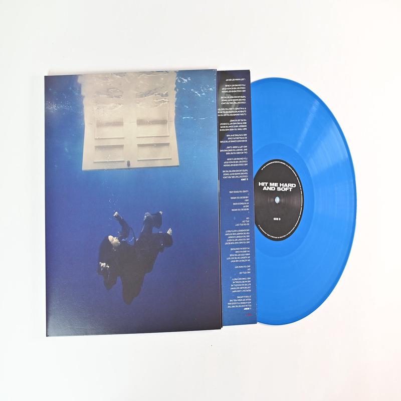 Billie Eilish - Hit Me Hard And Soft on Darkroom Blue Marble Webstore Exclusive
