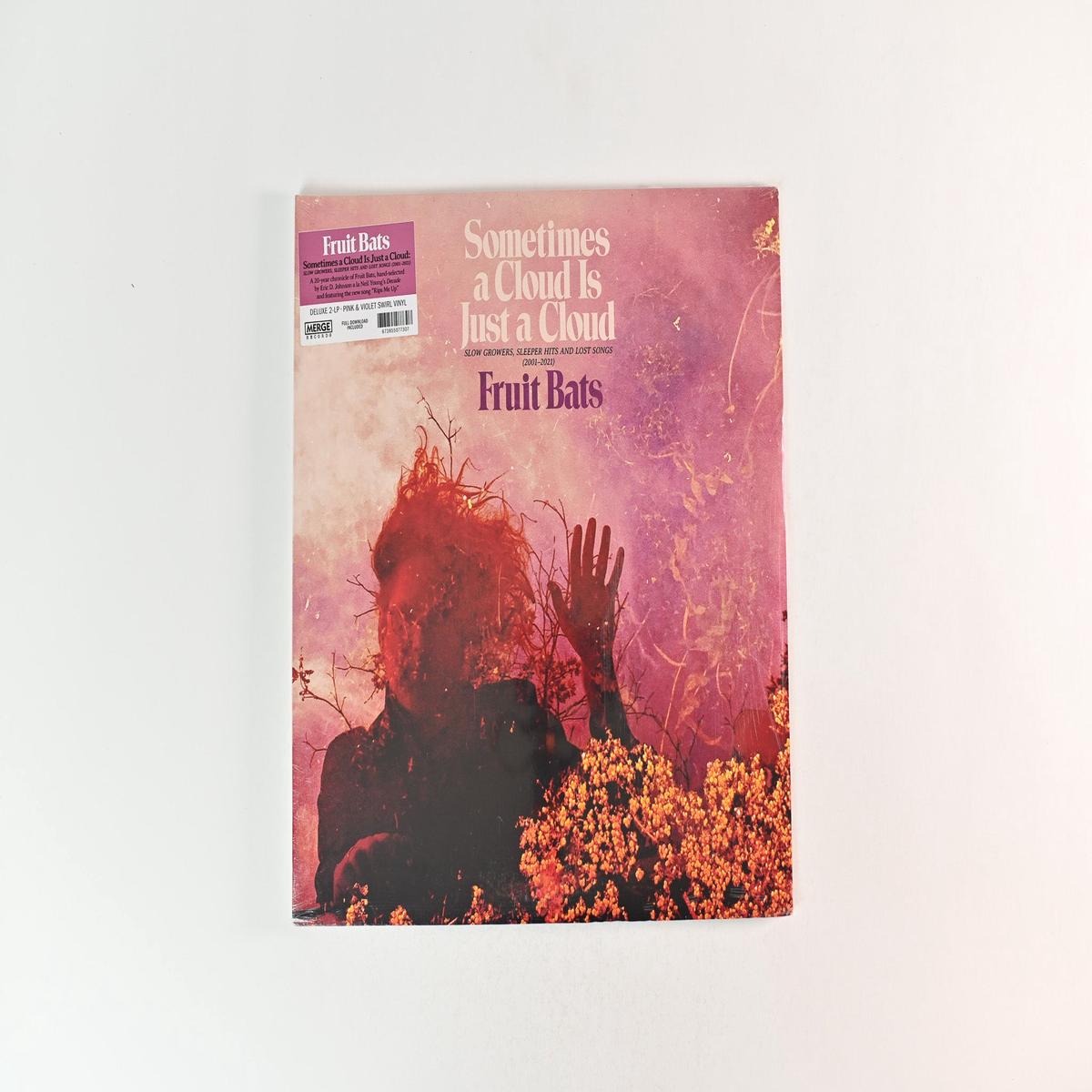 Fruit Bats - Sometimes A Cloud Is Just A Cloud Slow Growers Sleeper Hits And Lost Songs (2001-2021) on Merge Pink Violet Swirl Vinyl Sealed