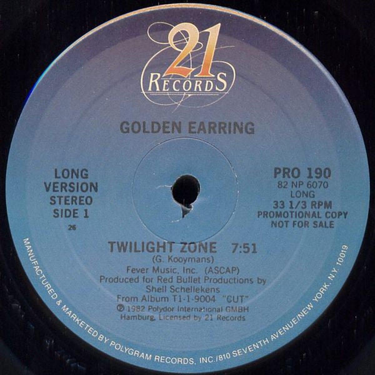 Golden Earring  Twilight Zone PROMO 12"