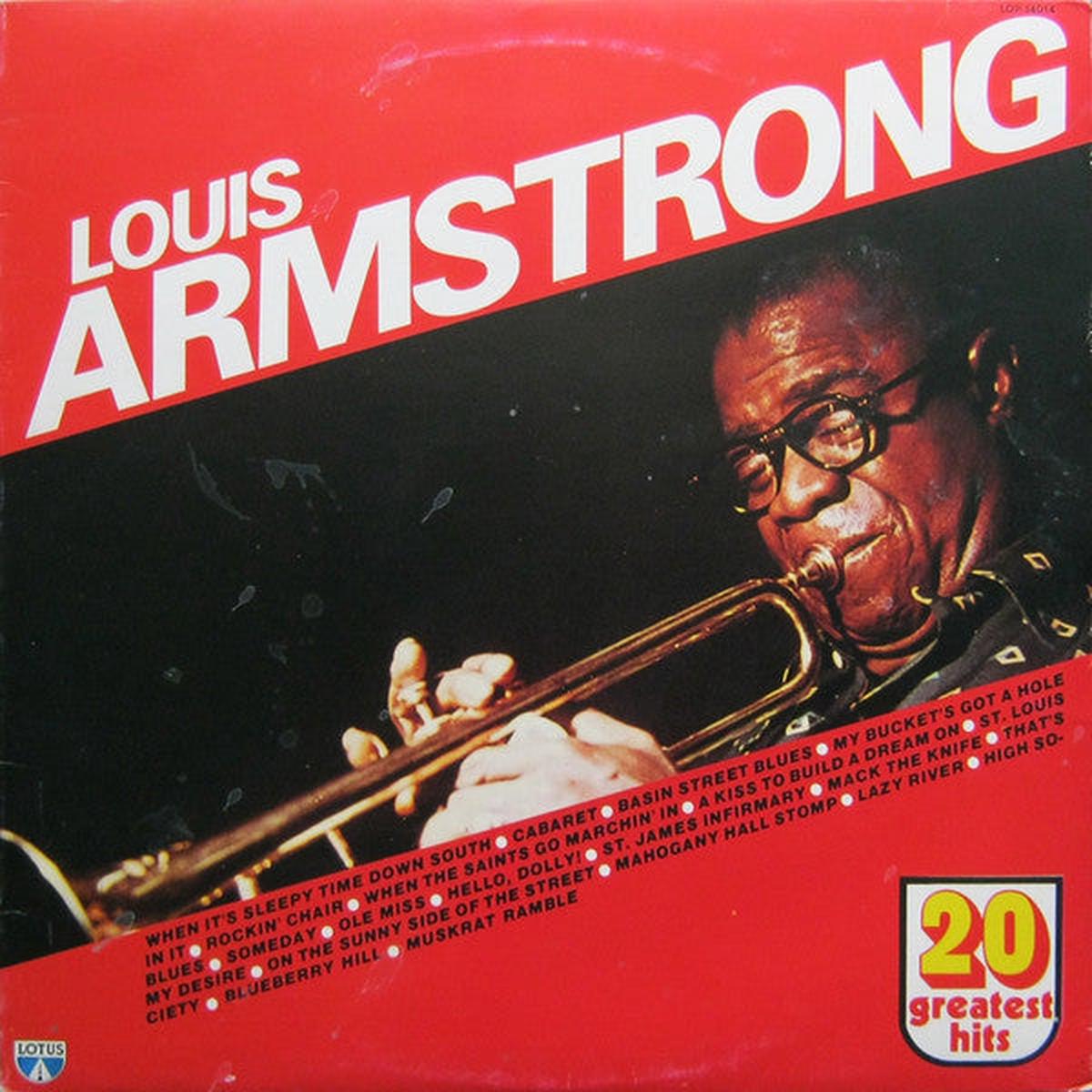 Louis Armstrong 20 Greatest Hits LP