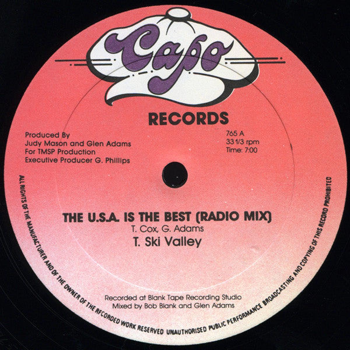 T. Ski Valley The U.S.A. Is The Best 12"