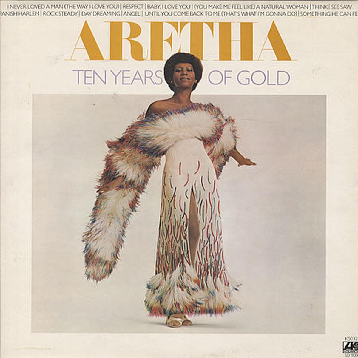 Aretha Franklin Ten Years Of Gold LP