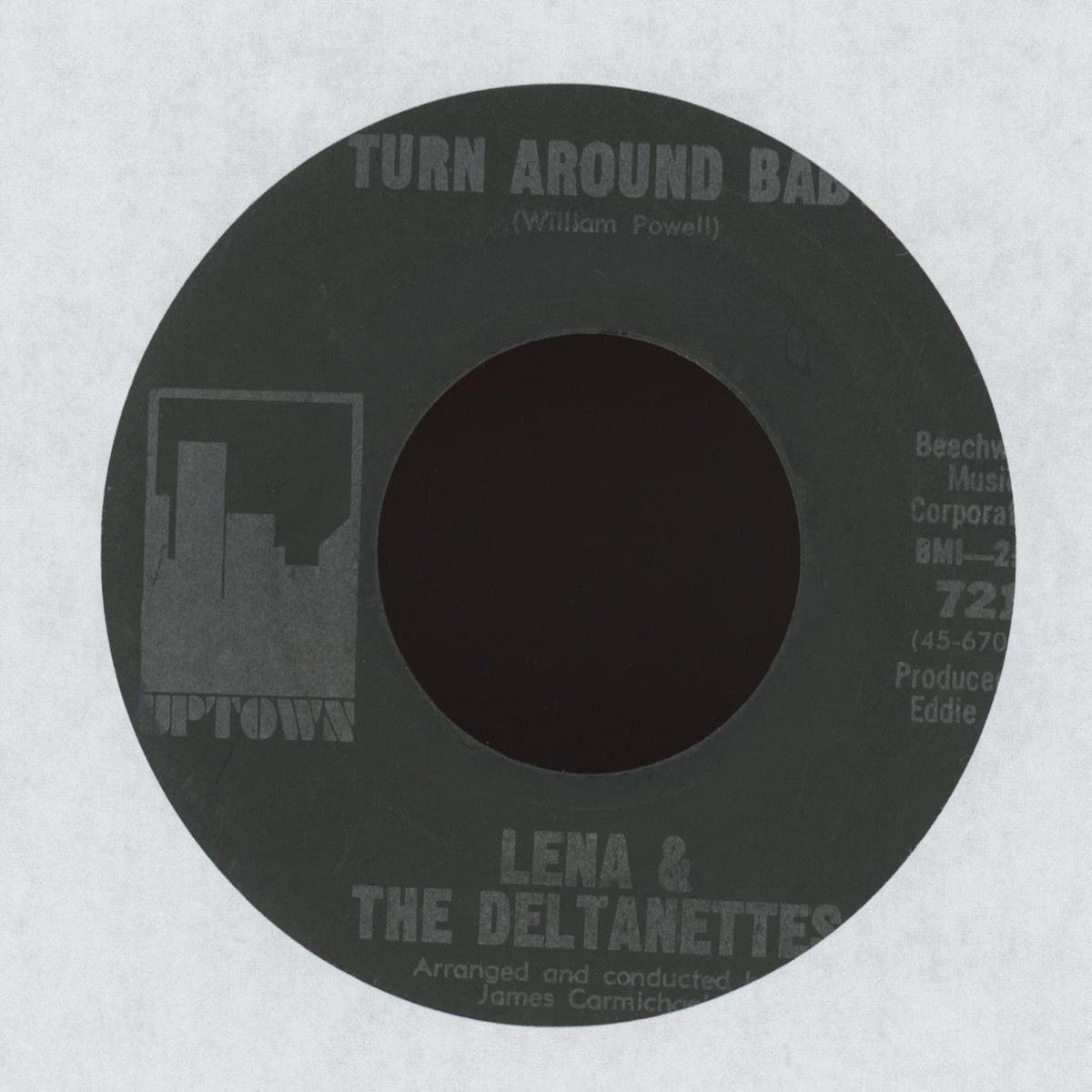 Lena The Deltanettes - Turn Around Baby on Uptown Northern Soul 45