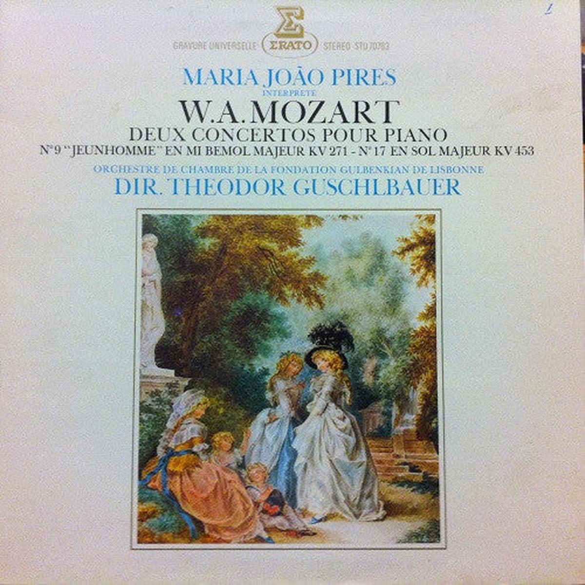 Mozart / Maria Joao Pires Deux Concertos Pour Piano LP