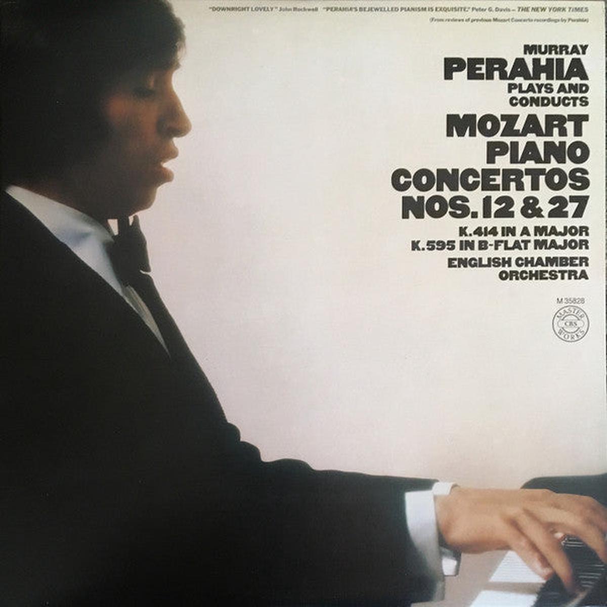 Mozart, Murray Perahia, English Chamber Orchestra Mozart: Piano Concertos Nos. 12 & 27 LP