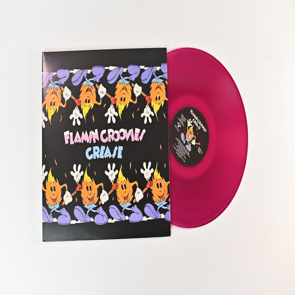 The Flamin Groovies - Grease on Jungle Records - Violet Vinyl