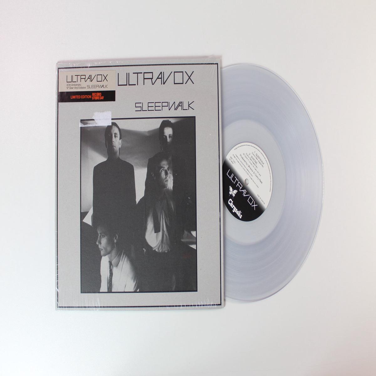 Ultravox - Sleepwalk on Chrysalis RSD 2020 Ltd Clear Vinyl 12 Single Reissue