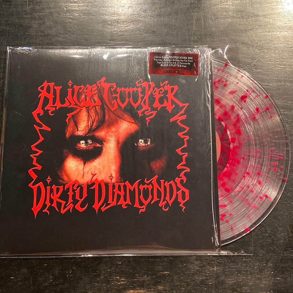 Alice Cooper - Dirty Diamonds (2019 RSD)(Used "Blood Splatter" Vinyl LP)