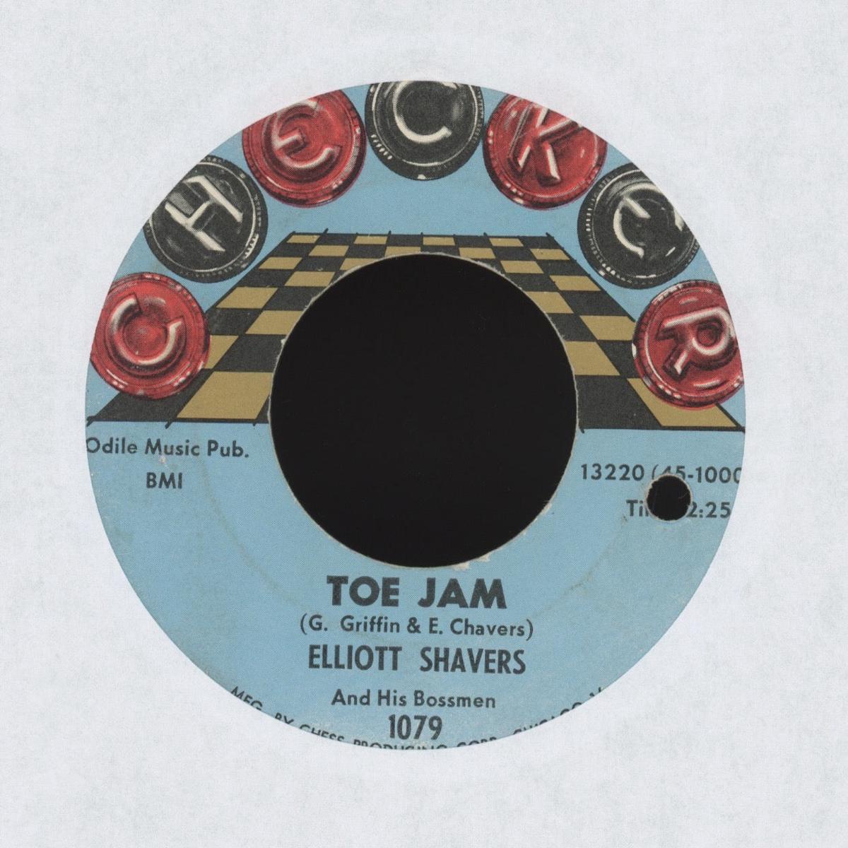 Elliott Shavers And His Bossmen - Toe Jam on Chess RB Mod Soul 45