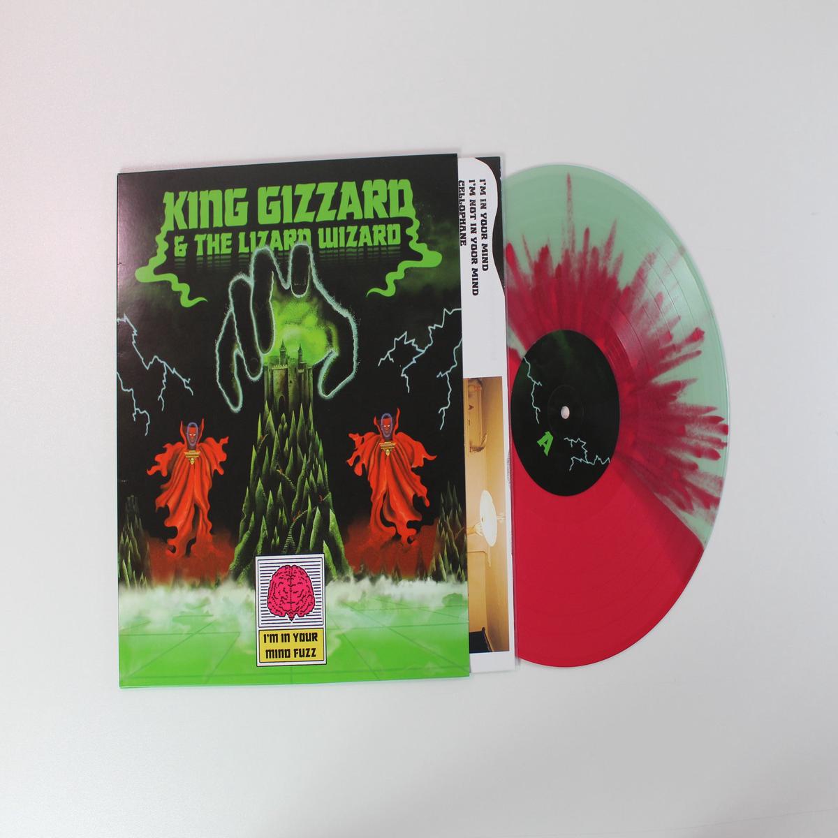 King Gizzard And The Lizard Wizard - Im In Your Mind Fuzz on Castle Face Ltd Magenta Coke Bottle Clear With Magenta Split Reissue