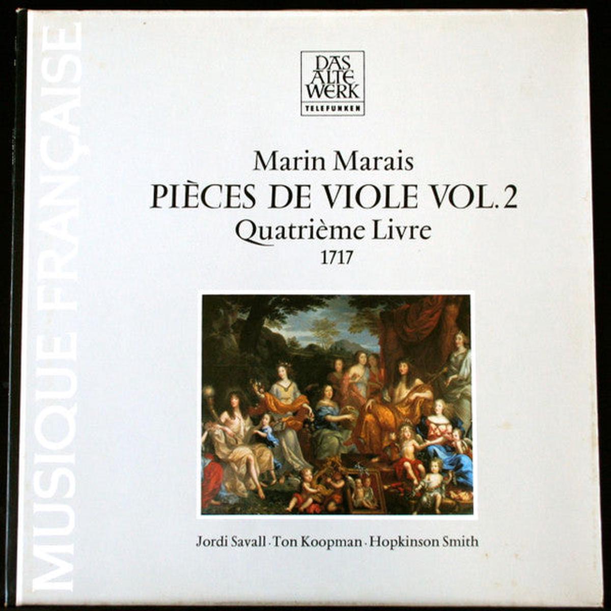 Marin Marais Pices De Viole Vol. 2 - Quatrime Livre - 1717 LP