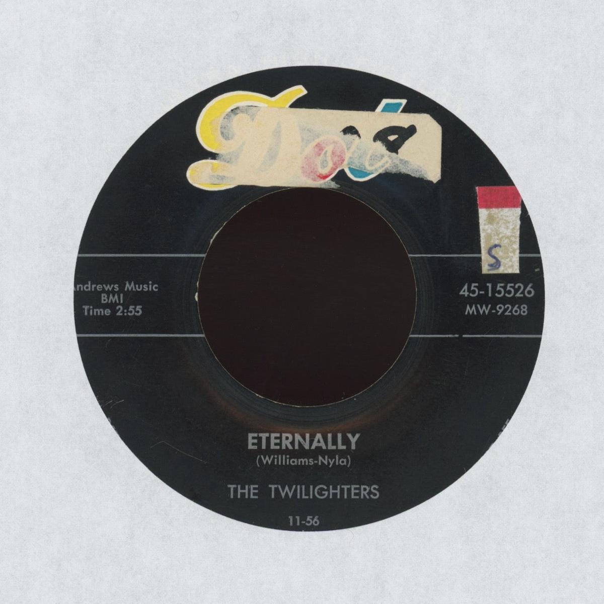 The Twilighters - Eternally on Dot RB Doo Wop 45