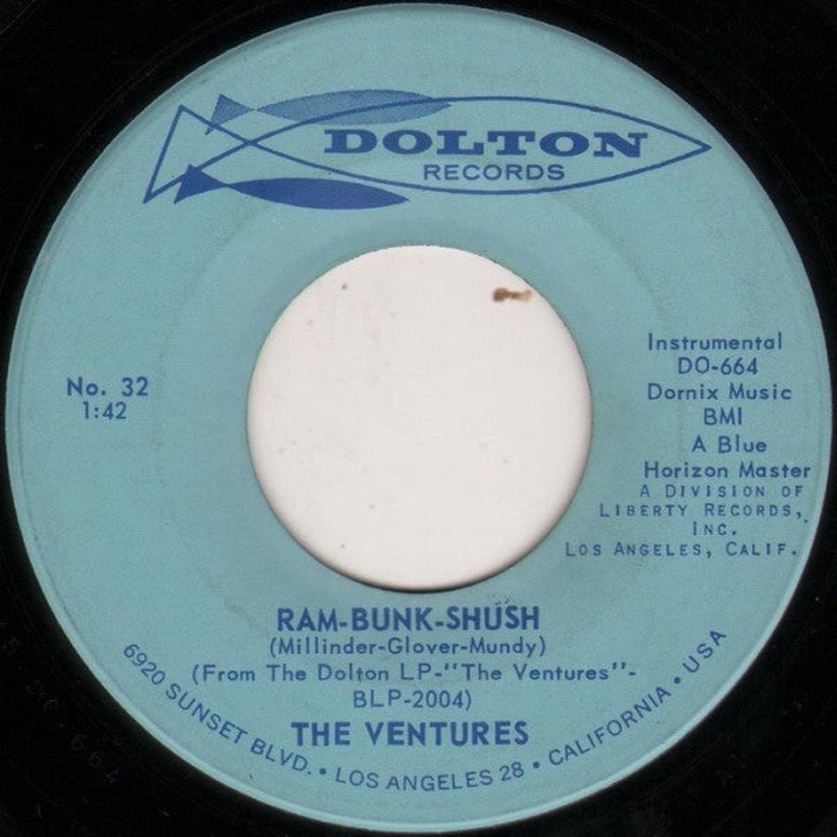 The Ventures - Ram Bunk Shush / Lonely Heart