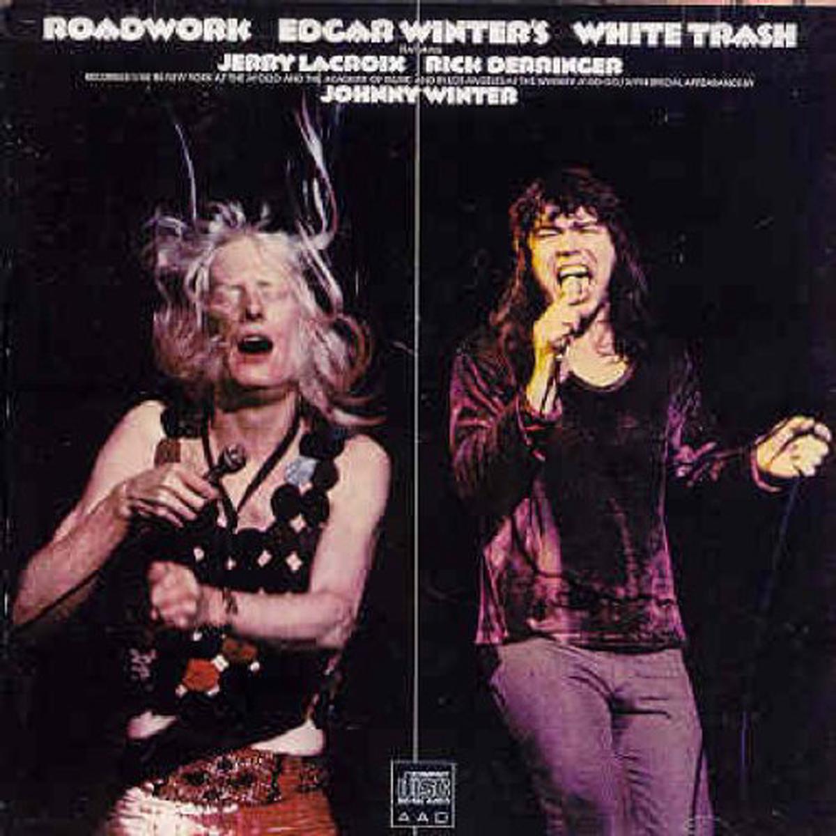 Edgar Winter - White Trash Roadwork - 2 lps- Hard Rock ( vinyl )