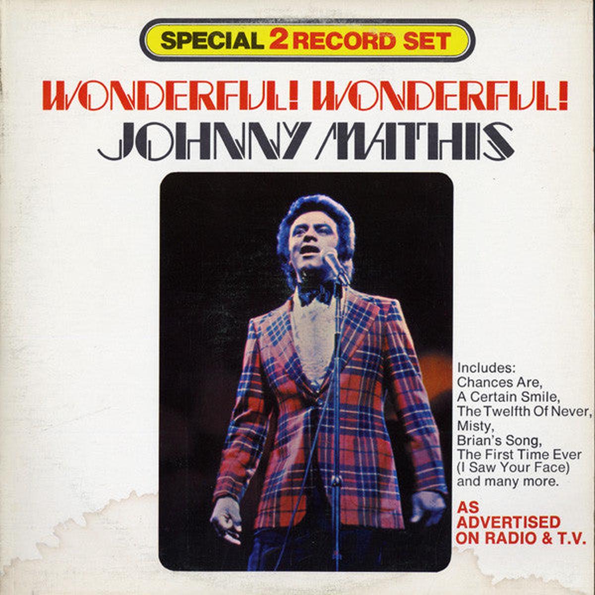 Johnny Mathis Wonderful! Wonderful! -2 lps set - Pop (Vinyl) Near Mint