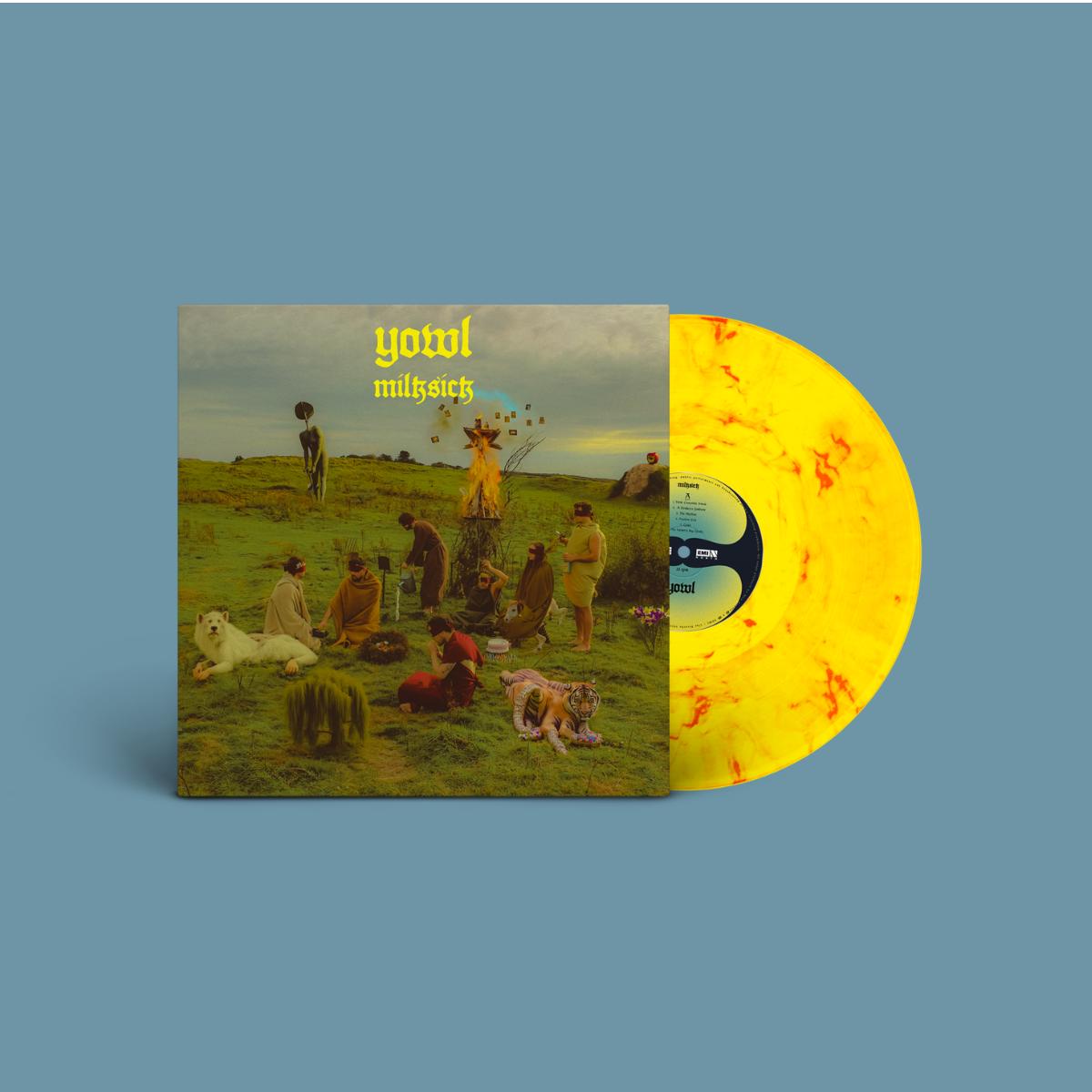 Milksick  Limited Edition Yellow + Red Marble 12 Vinyl