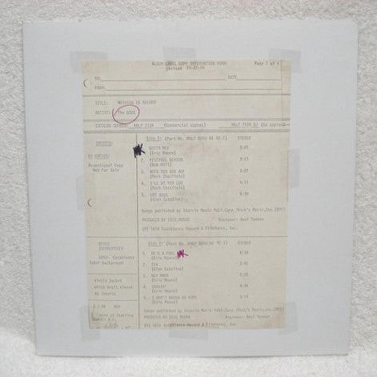 The Godz Nothing Is Sacred (Test Pressing) LP