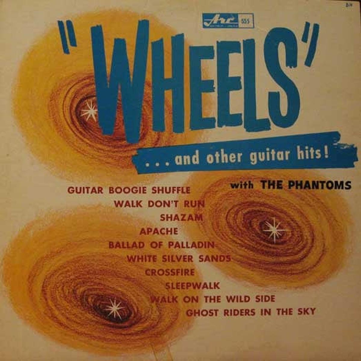 The Phantoms Wheels And Other Guitar Hits - 1964 - Rock , Surf (Rare Vinyl) Near Mint copies