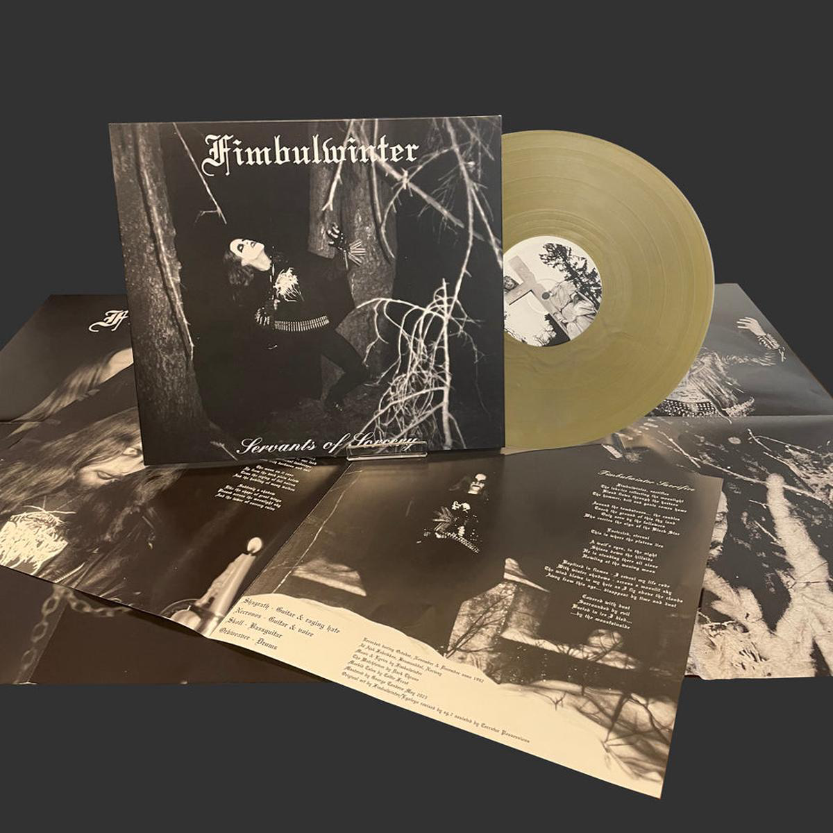 FIMBULWINTER: Servants of Sorcery LP (limited gold vinyl, bonus tracks, booklet - feat. Shagrath of Dimmu) *new*
