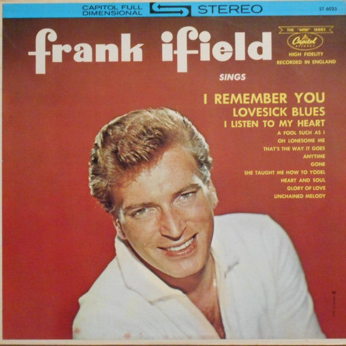 Frank Ifield Frank Ifield Sings - 1963- The "6000" Series - Pop (Vinyl)