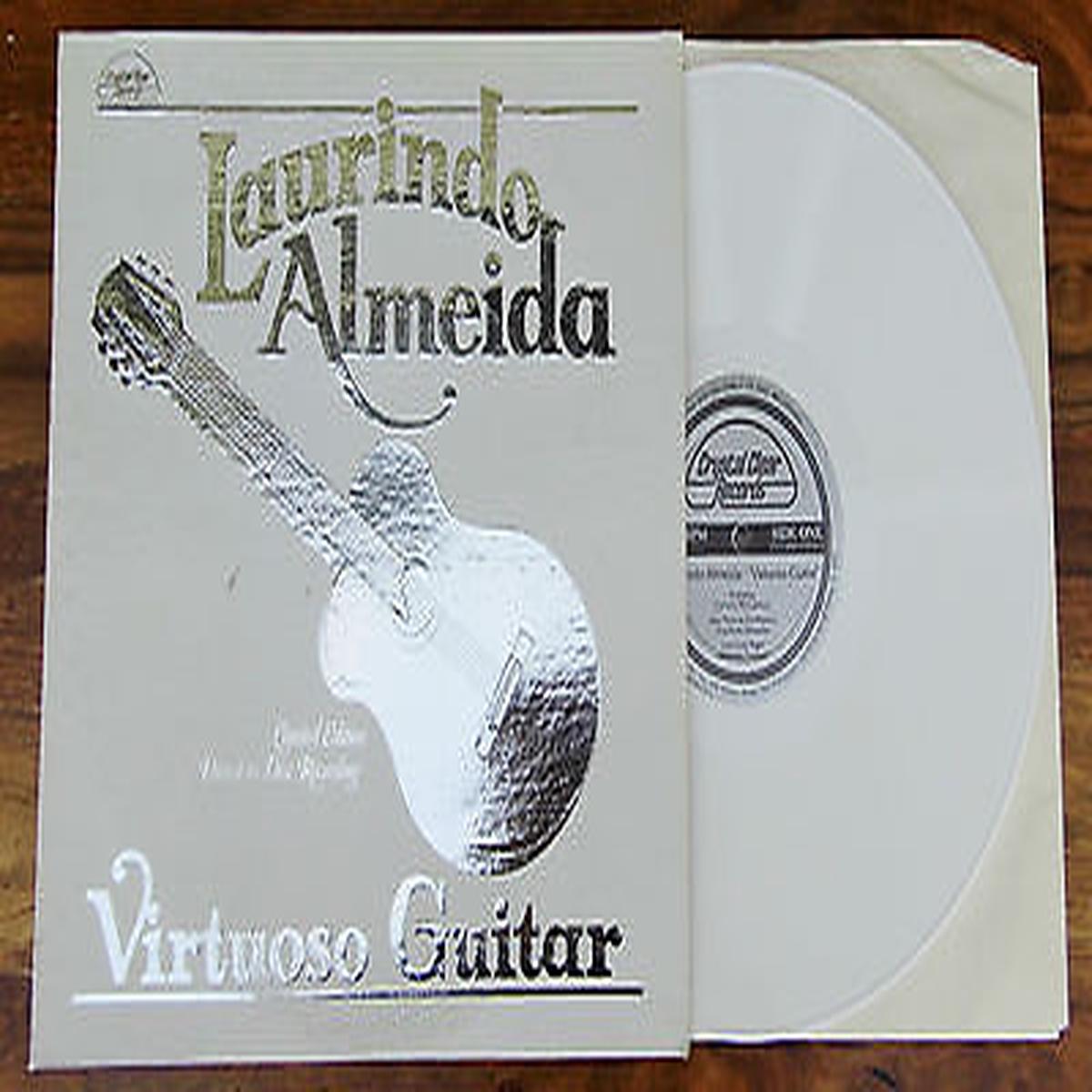 Laurindo Almeida Virtuoso Guitar -1977 Jazz- Vinyl, 12", 45 RPM, Limited Edition, White Vinyl