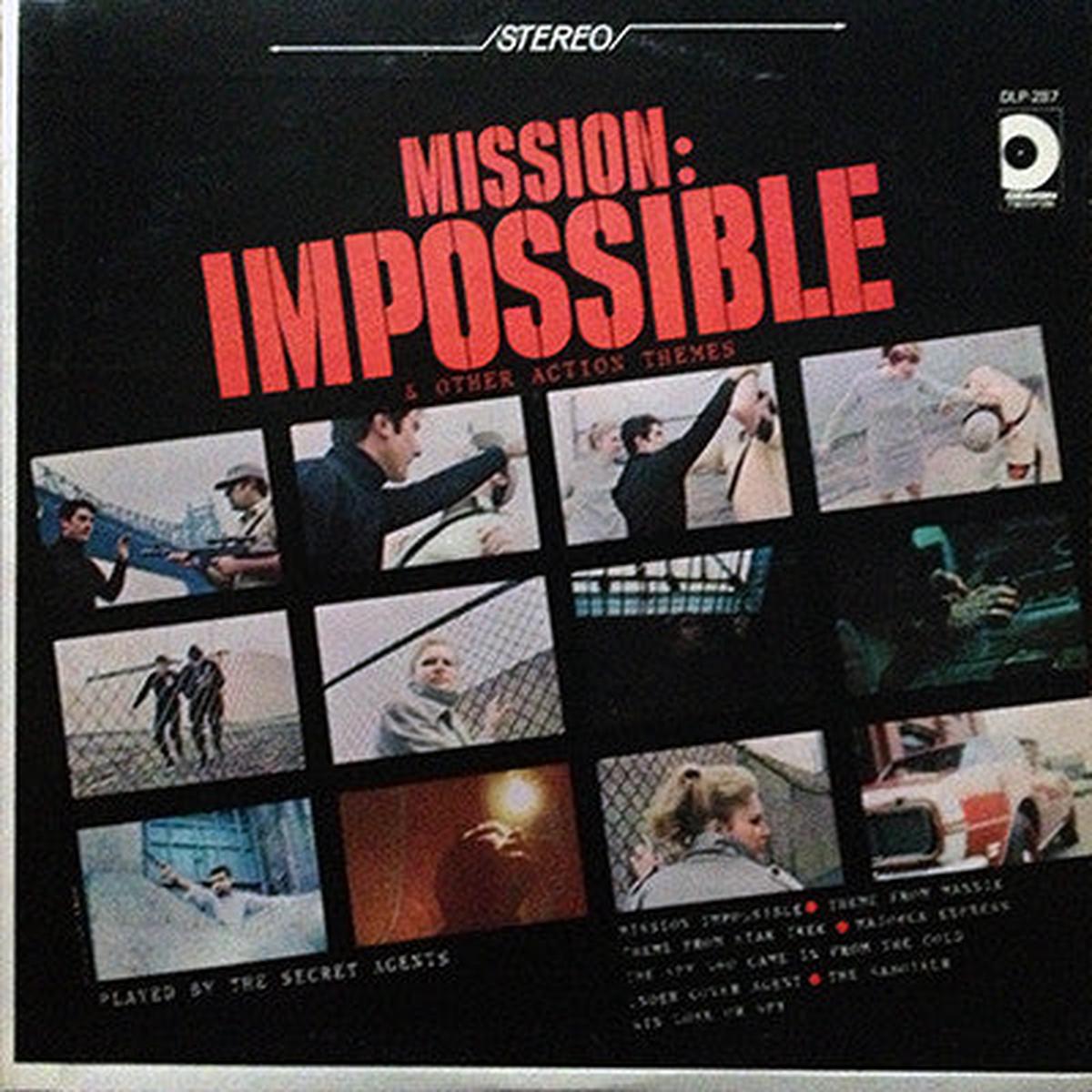 The Secret Agents Mission: Impossible & Other Action Themes - 1968-Jazz, Pop, Stage & Screen (rare vinyl)