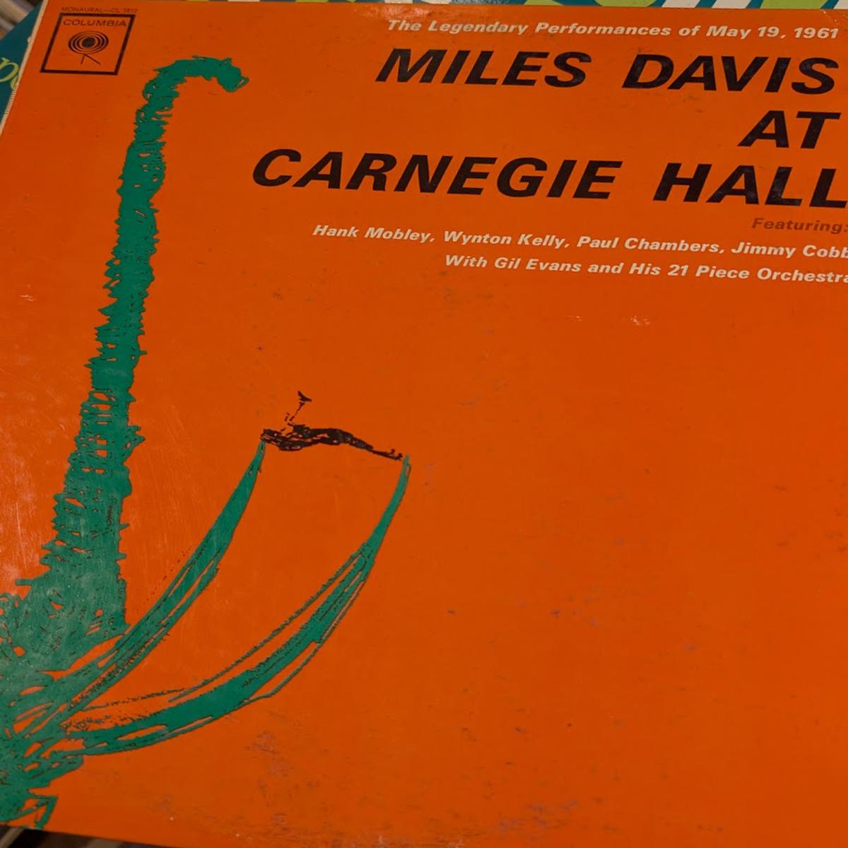 Miles Davis Miles Davis At Carnegie Hall - 1962-Jazz Style: Hard Bop, Modal ( extremely rare 1st pressing )