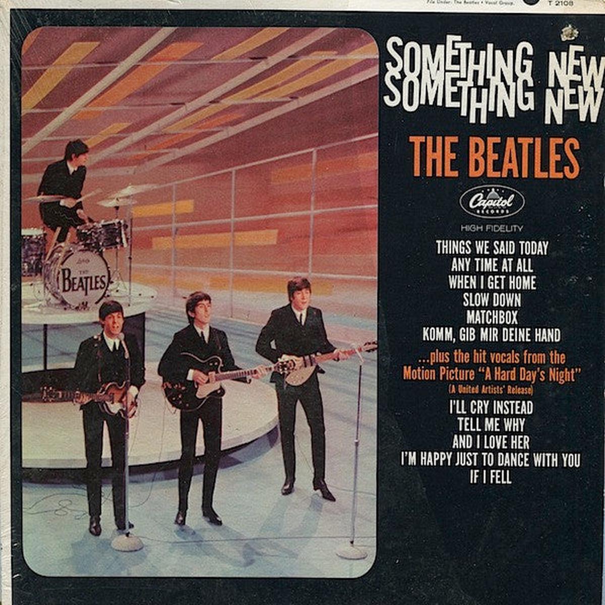 Beatles, The -  Something New-  T-2108 Capitol Rainbow Label Canada (vinyl) some light marks