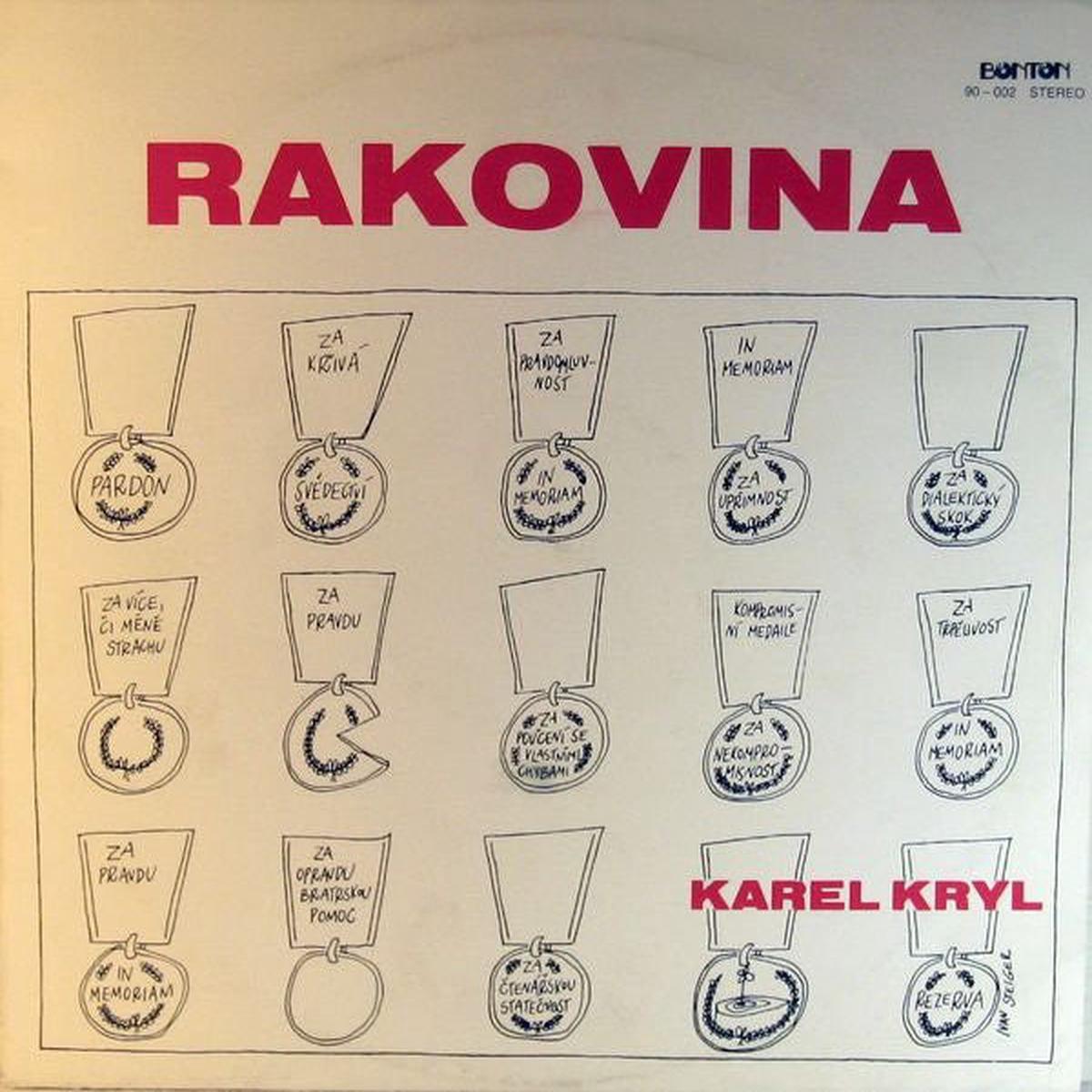 Karel Kryl Rakovina -1990 Czechoslovakia Folk (vinyl)