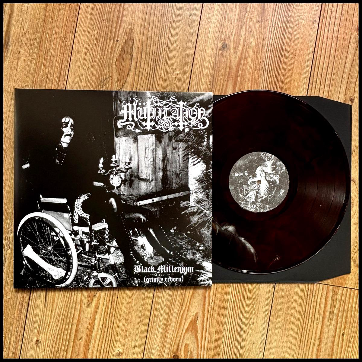 MUTIILATION: Black Millenium (Grimly Reborn) LP (ltd. edition bloodred with black marble vinyl) *new*