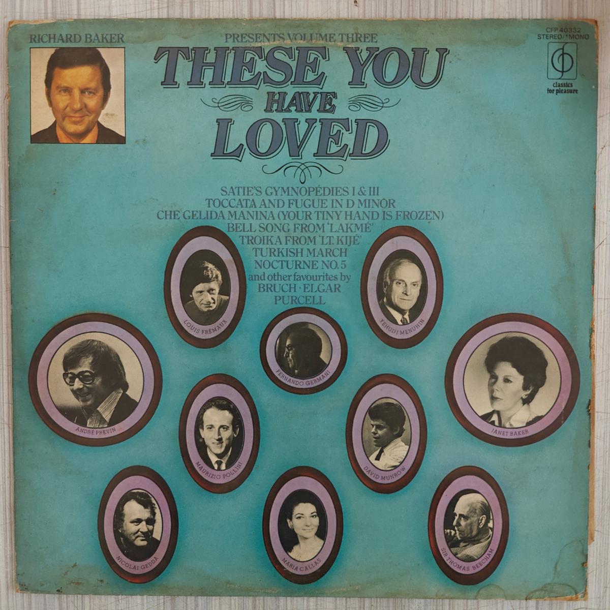 Richard Baker - Presents: These You Have Loved ( PJ Marketplace