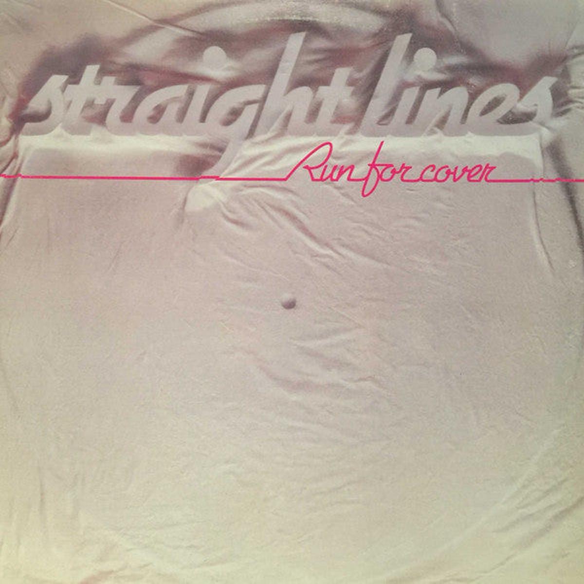 Straight Lines  Run For Cover - 1981-Pop Rock (Vinyl)