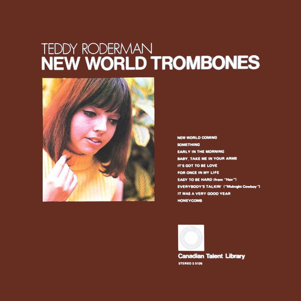 Teddy Roderman  New World Trombones - Jazz, Rock, Pop, (Rare Vinyl)