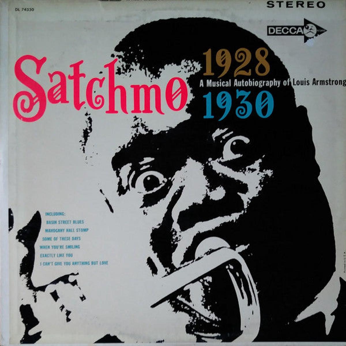 Louis Armstrong Satchmo A Musical Autobiography Of Louis Armstrong (1928- Early 1930) 1962-Jazz (Rare Vinyl) Sample Copy