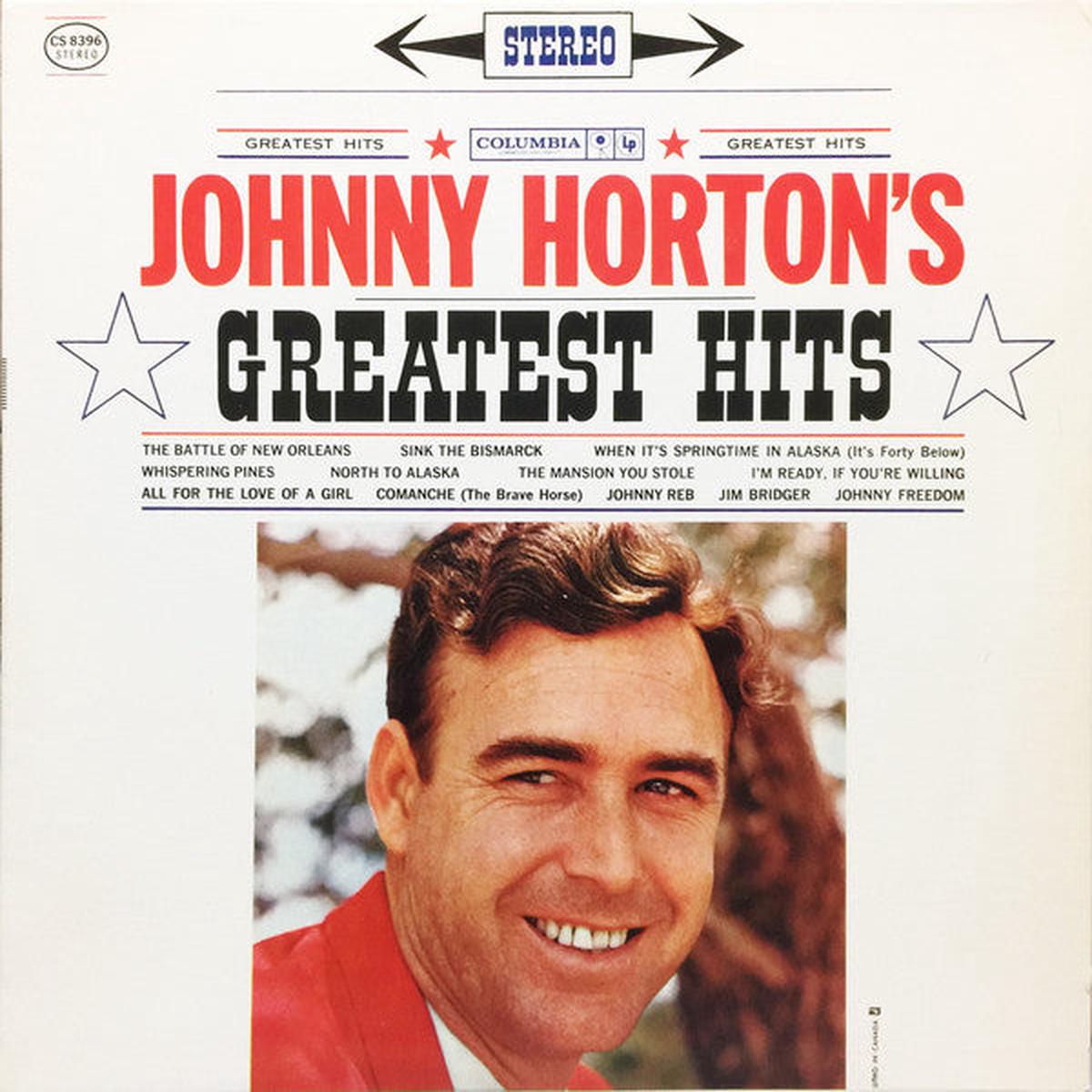 Johnny Horton  Johnny Horton's Greatest Hits 1961- Country Folk (vinyl)