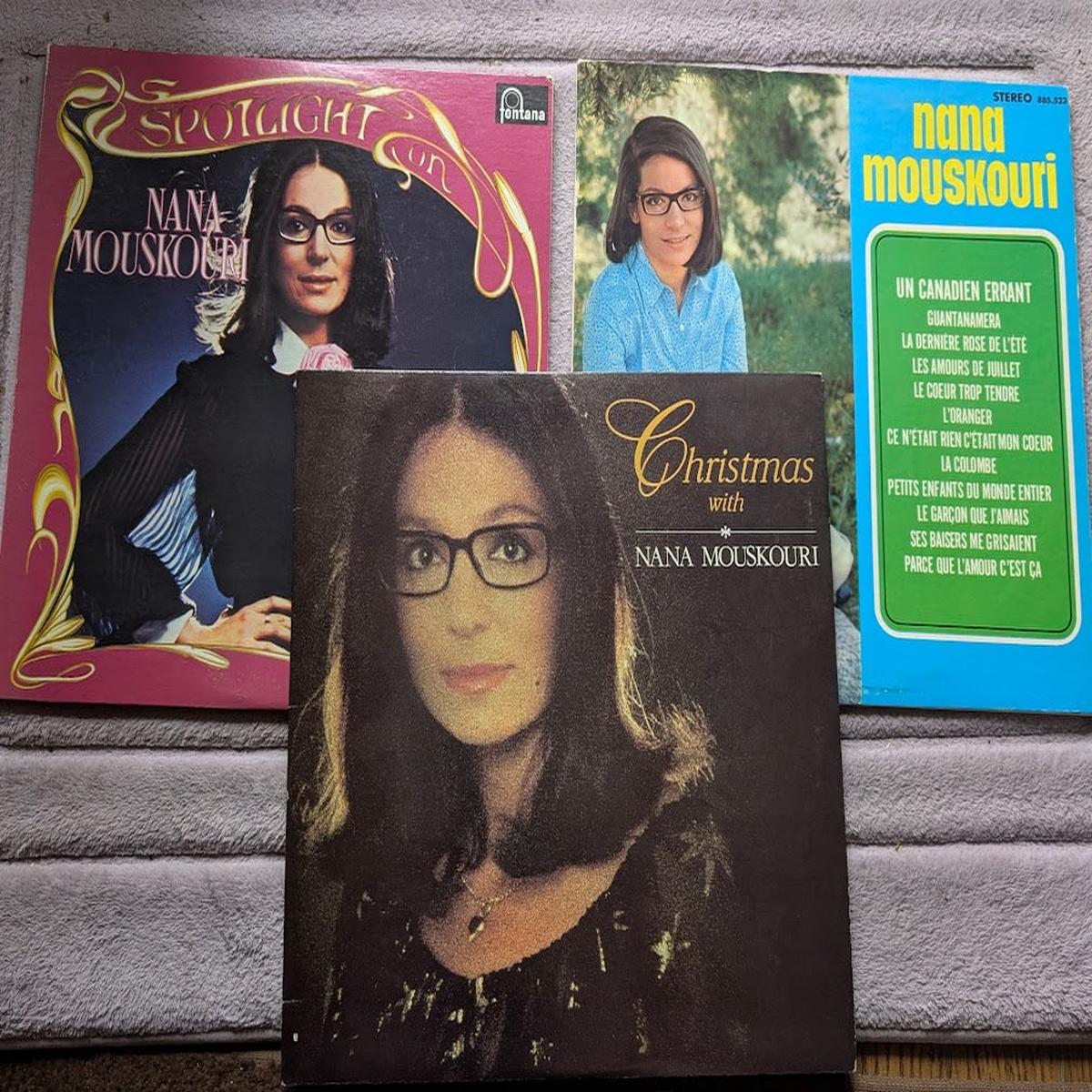 3 Nana Mouskouri Albums - all are mint - One Price !