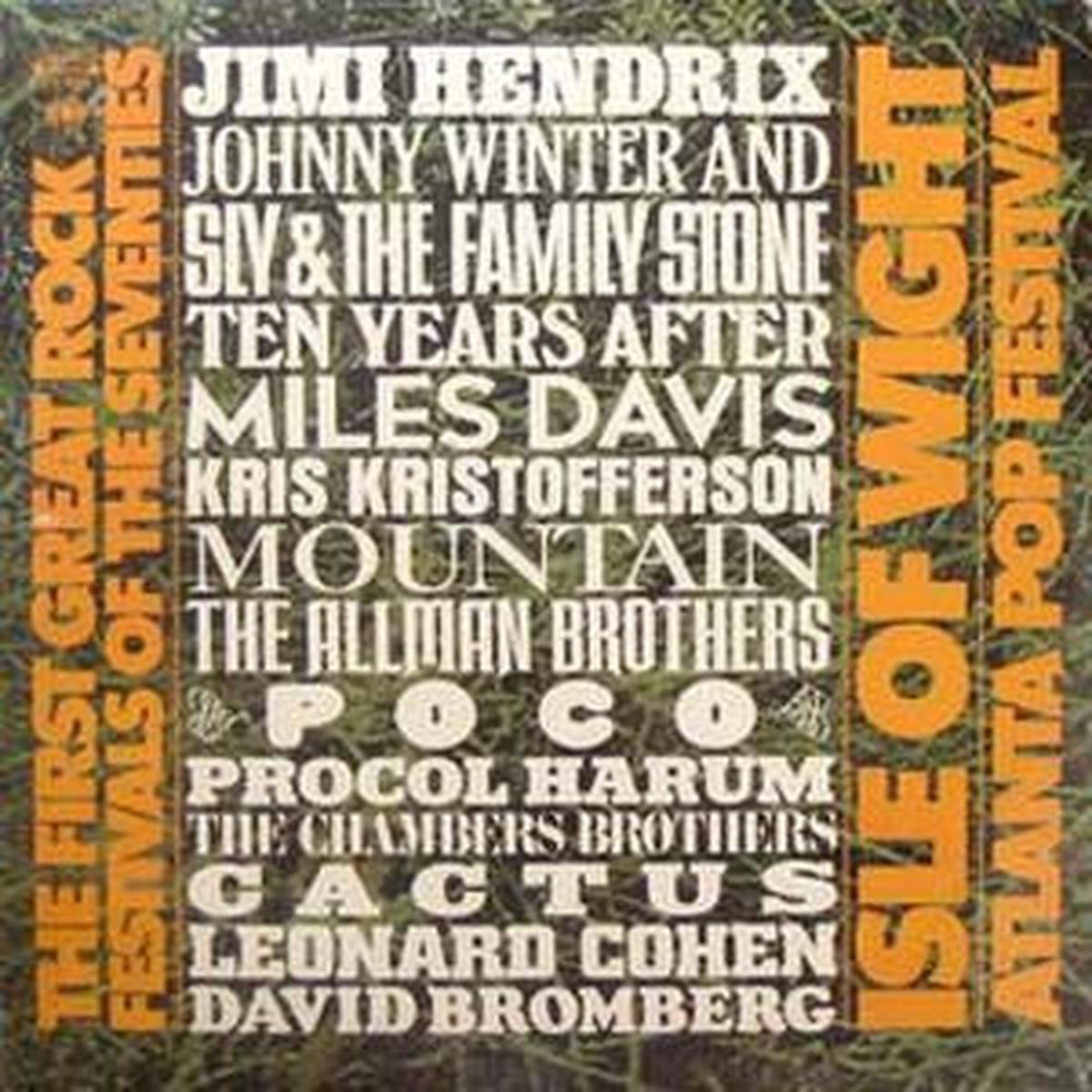 The First Great Rock Festivals Of The Seventies - Isle Of Wight Atlanta Pop Festival - 3 LPS - 1971-Jazz, Rock Style: Blues Rock, Folk Rock, Southern Rock, Psychedelic Rock, Classic Rock (vi