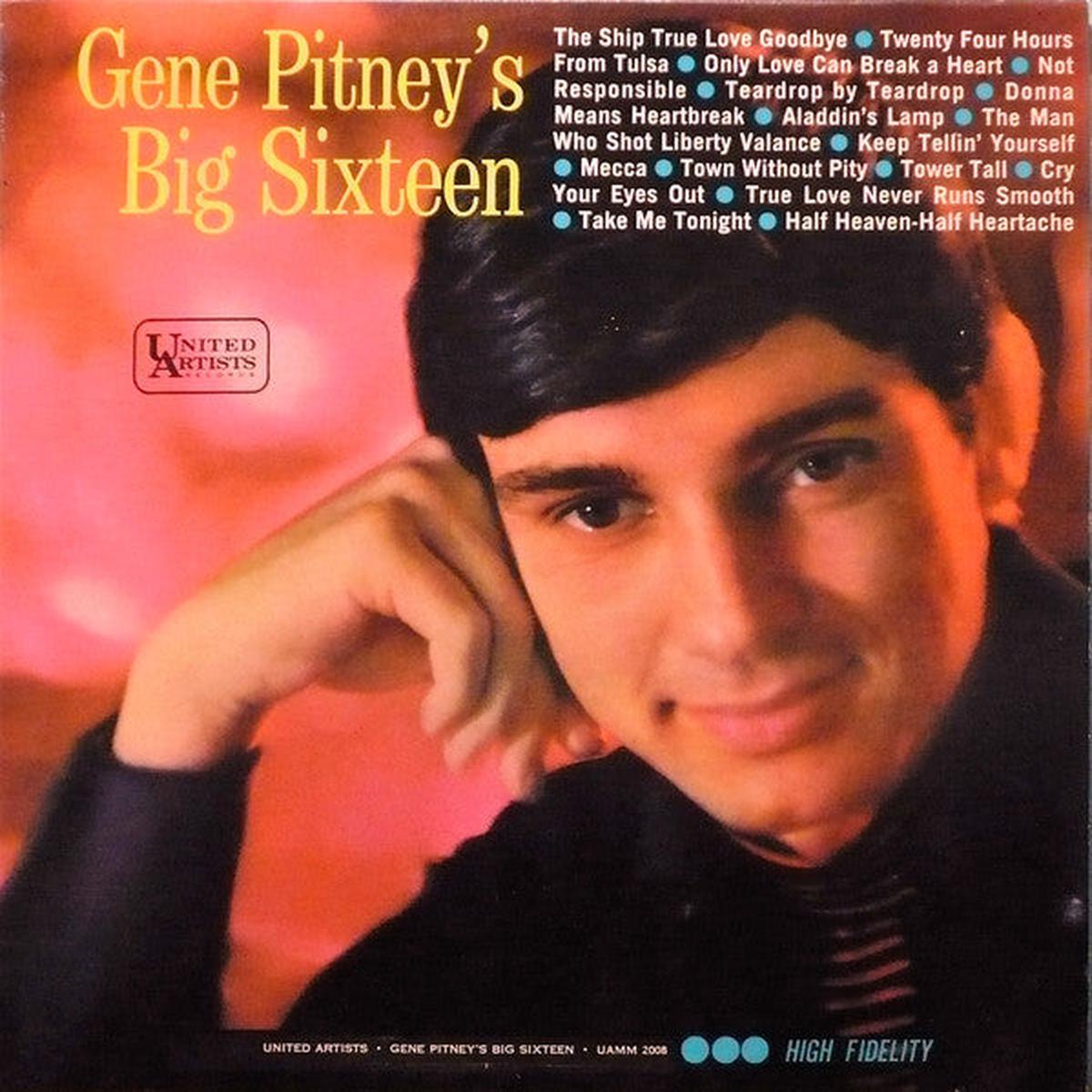 Gene Pitney Big Sixteen -1964 -Pop Rock (vinyl)