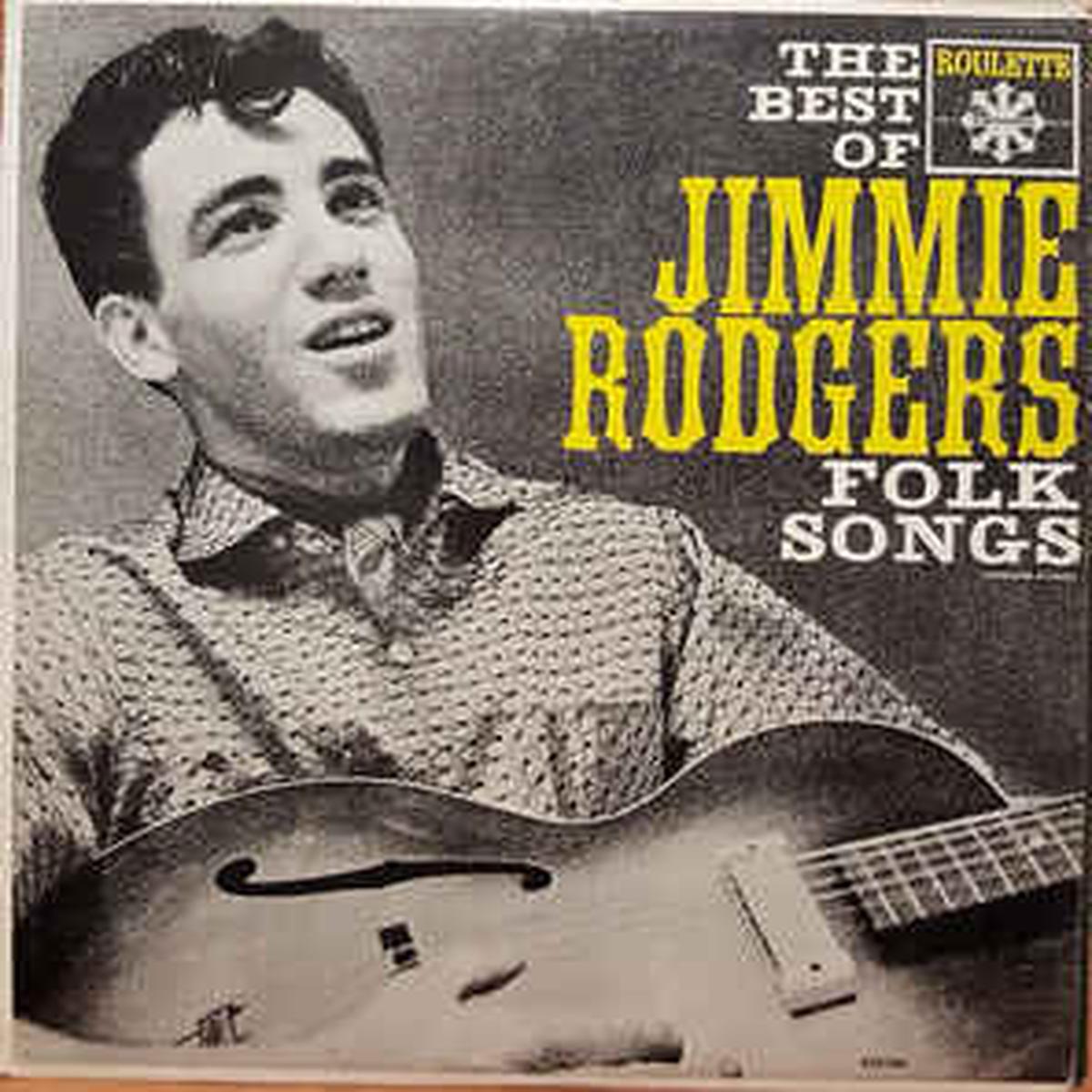 Jimmie Rodgers The Best of Jimmie Rodgers Folk Songs -1961- Folk, World, & Country (Rare Vinyl)