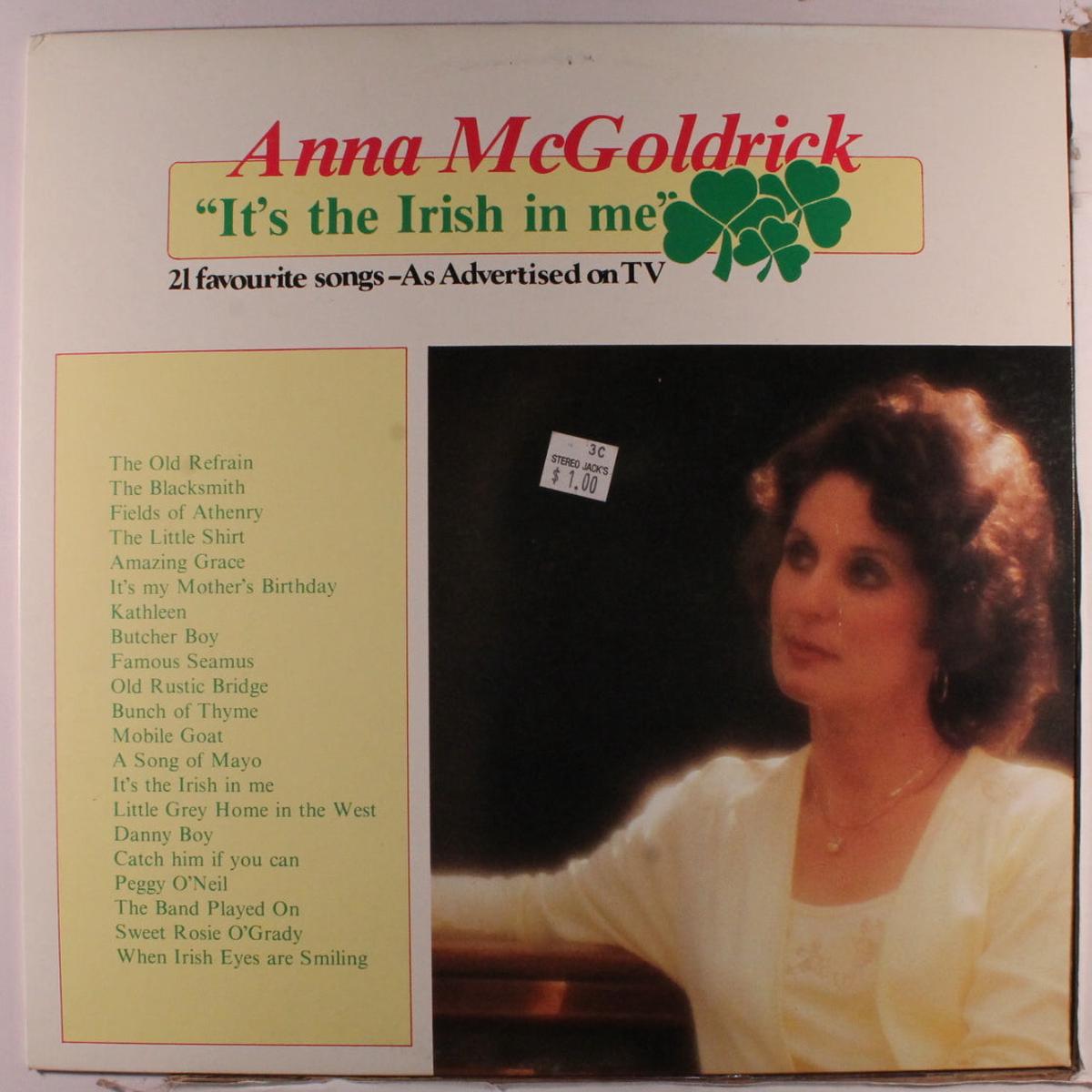 Anna McGoldrick It's The Irish In Me- 1985 Celtic (vinyl)