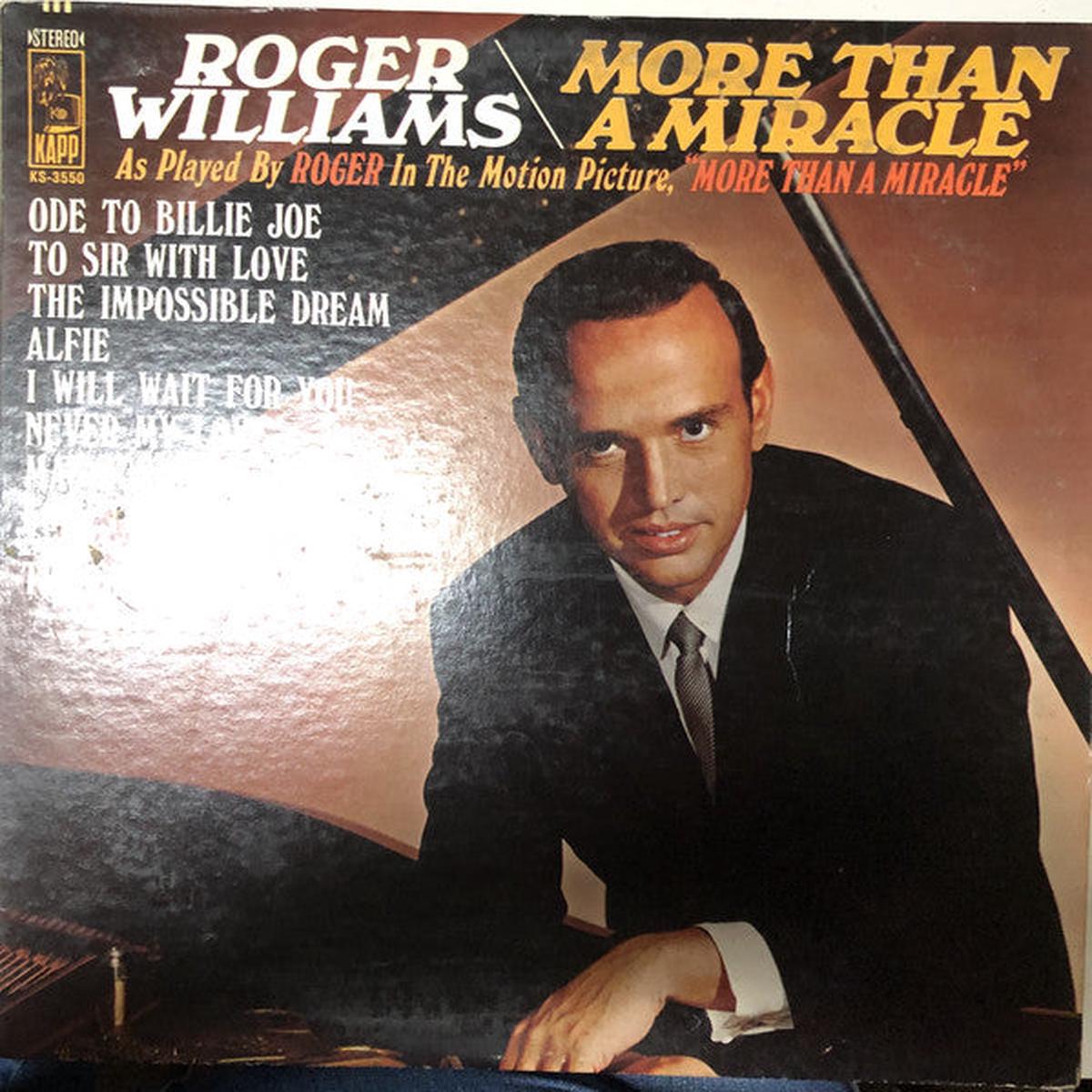 Roger Williams More Than A Miracle-1968 Easy Listening Jazz (Vinyl)