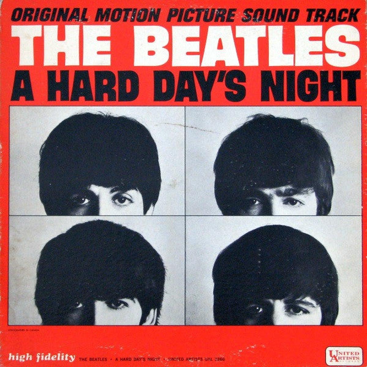 The Beatles 'A Hard Day's Night' 1964 -Soundtrack, Rock & Roll, Pop Rock Year Vinyl
