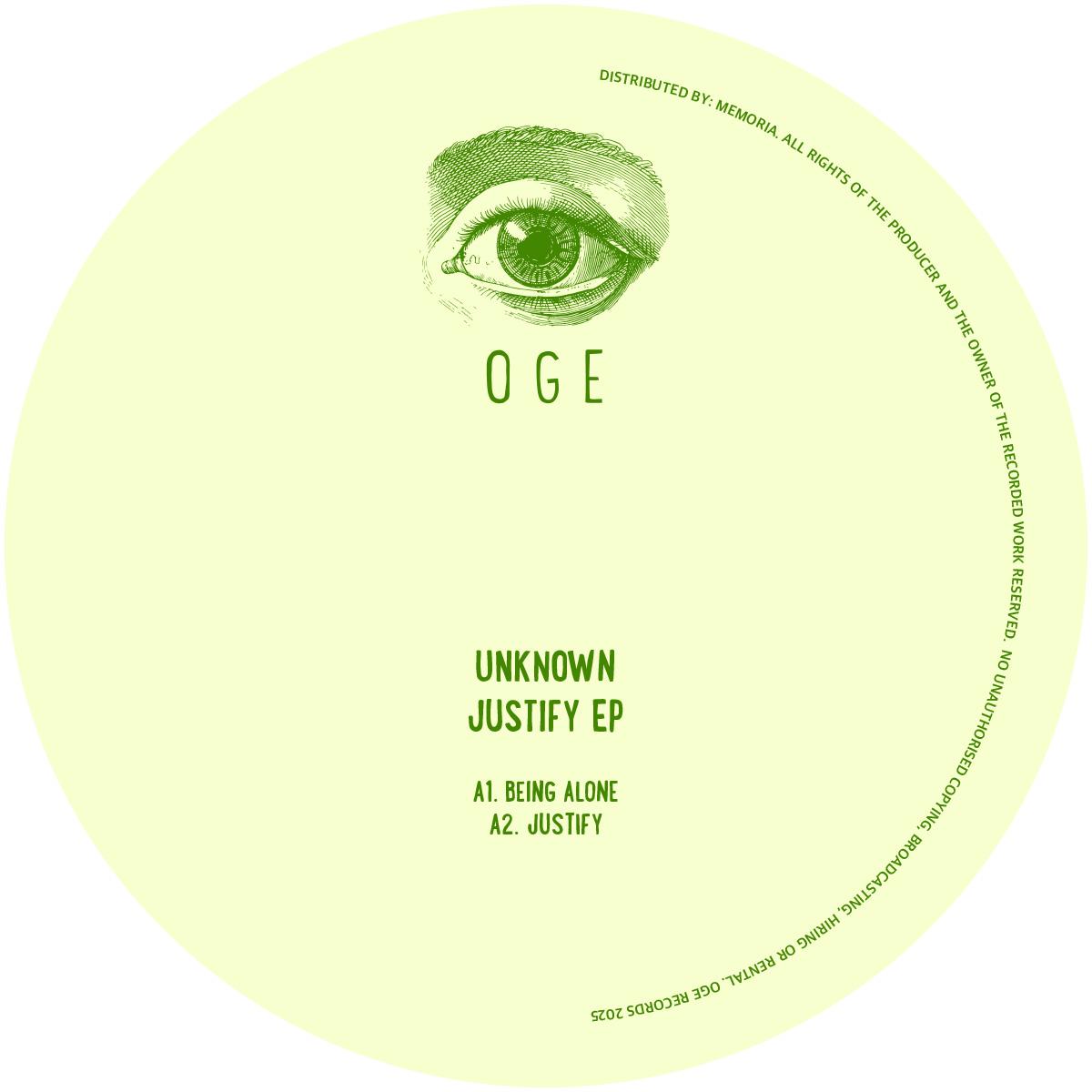 UNKNOWN ARTIST JUSTIFY EP