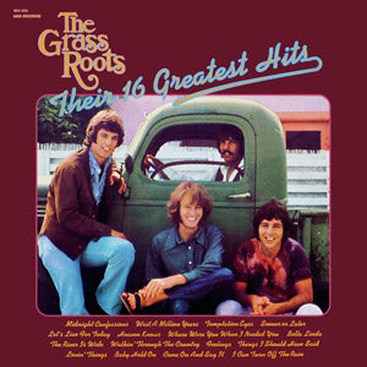 Grass Roots,The  Their 16 Greatest Hits - 1971-Folk Rock, Pop Rock (Vinyl) Slight cover wear / Vinyl is perfect